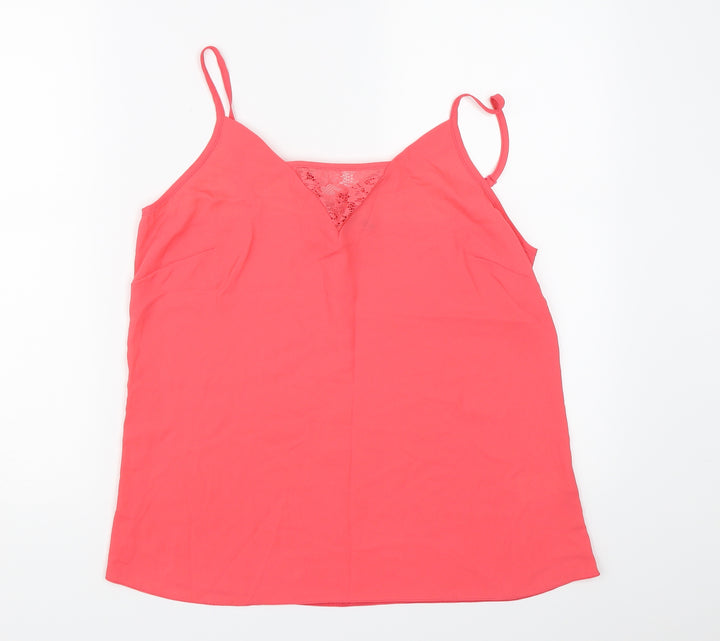 F&F Womens Pink Camisole Tank Size 12