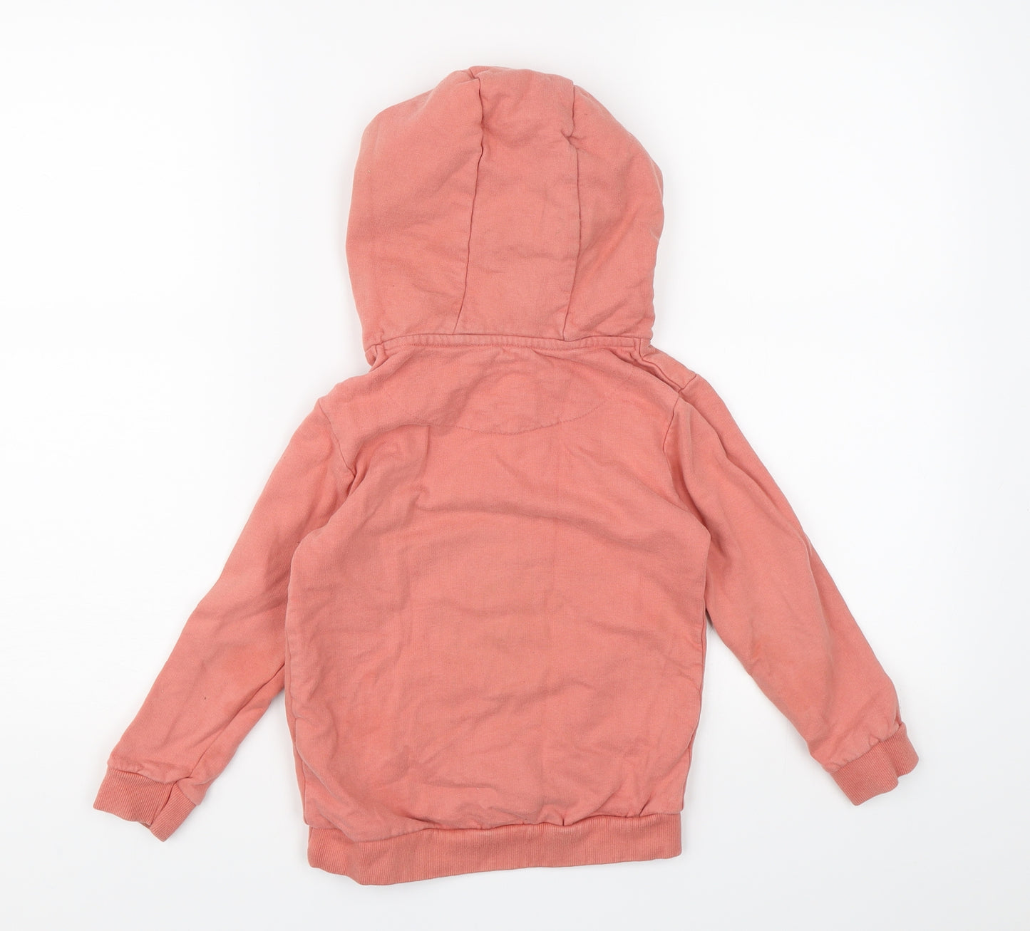 SoulCal&Co Girls Pink  Jersey Pullover Hoodie Size 5-6 Years