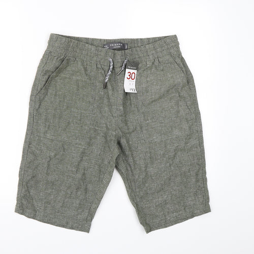 Primark Mens Green   Chino Shorts