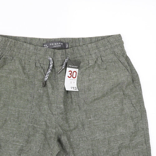 Primark Mens Green   Chino Shorts