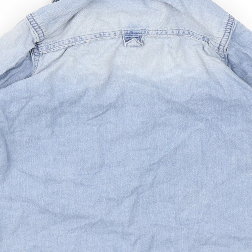 NEXT Boys Blue  Denim Basic Button-Up Size 4 Years