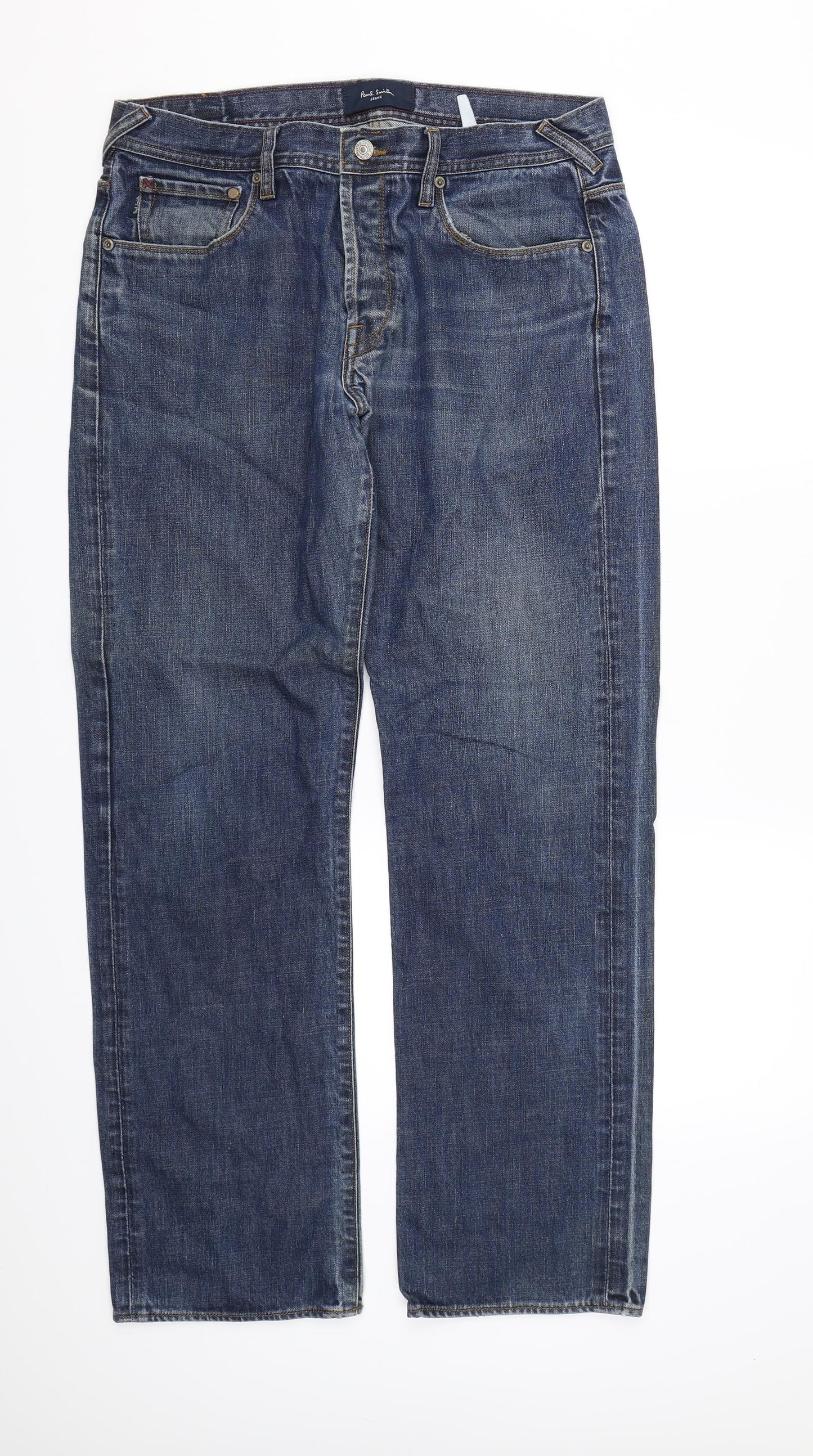 Paul Smith Mens Blue  Denim Straight Jeans  L31 in