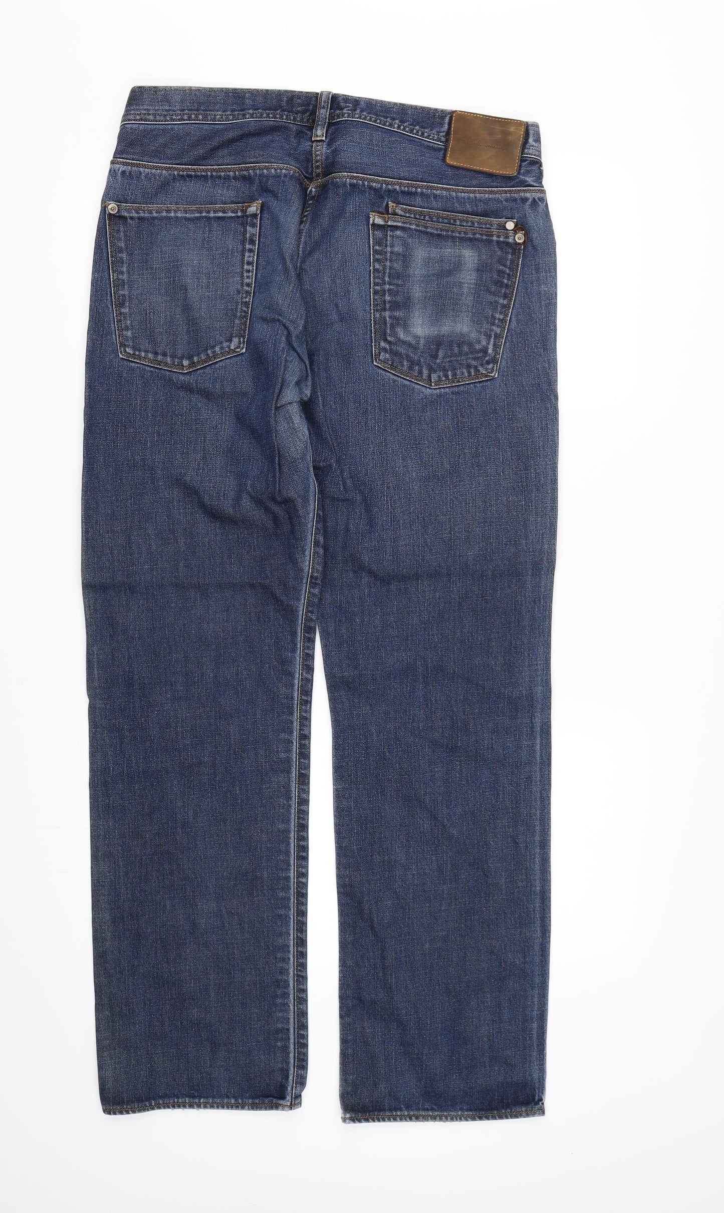 Paul Smith Mens Blue  Denim Straight Jeans  L31 in