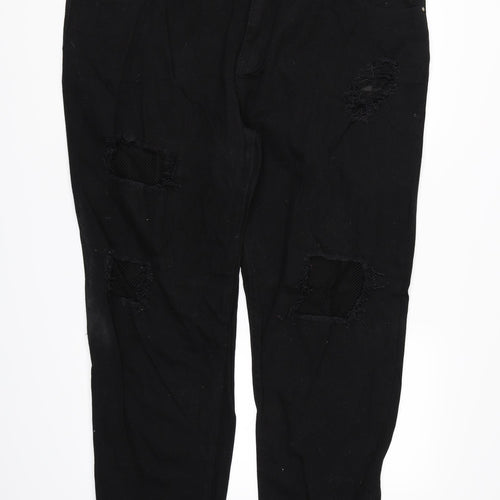pep&co Womens Black  Denim Skinny Jeans Size 22 L28 in