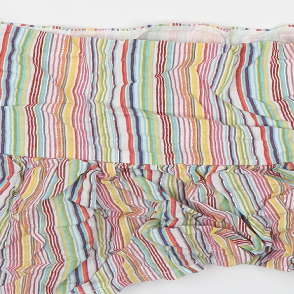BAY Womens Multicoloured Striped  Skater Skirt Size 10