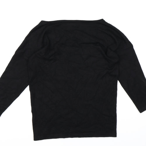 Mohito Womens Black  Knit Pullover Jumper Size S