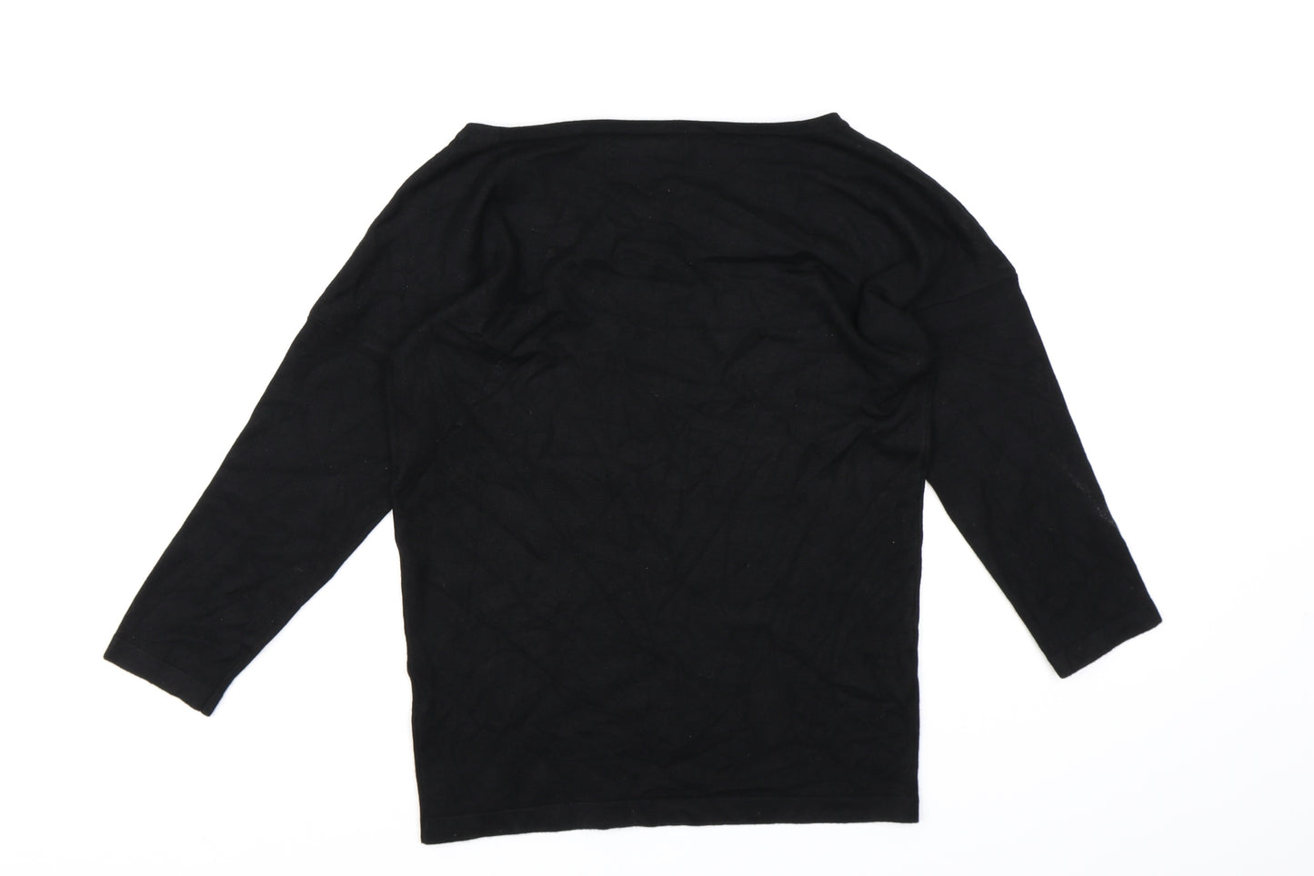 Mohito Womens Black  Knit Pullover Jumper Size S