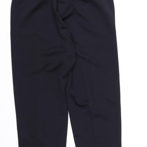 BM Collection Womens Blue  Rayon Trousers  Size 12 L24 in