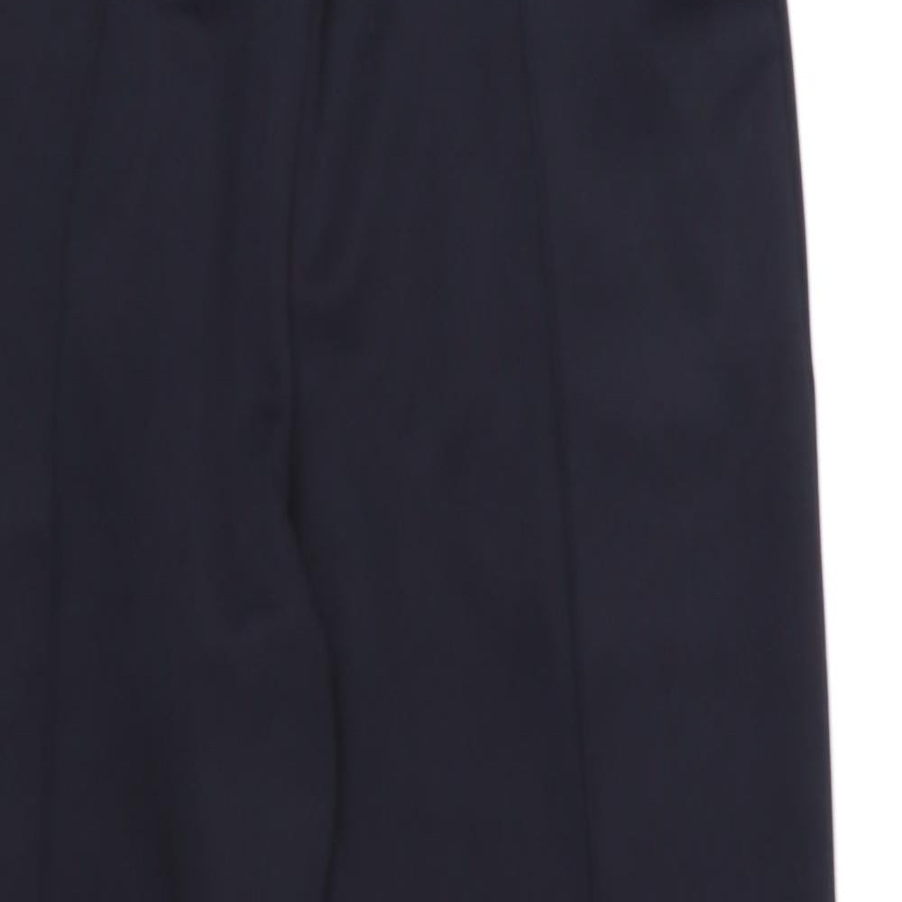 BM Collection Womens Blue  Rayon Trousers  Size 12 L24 in