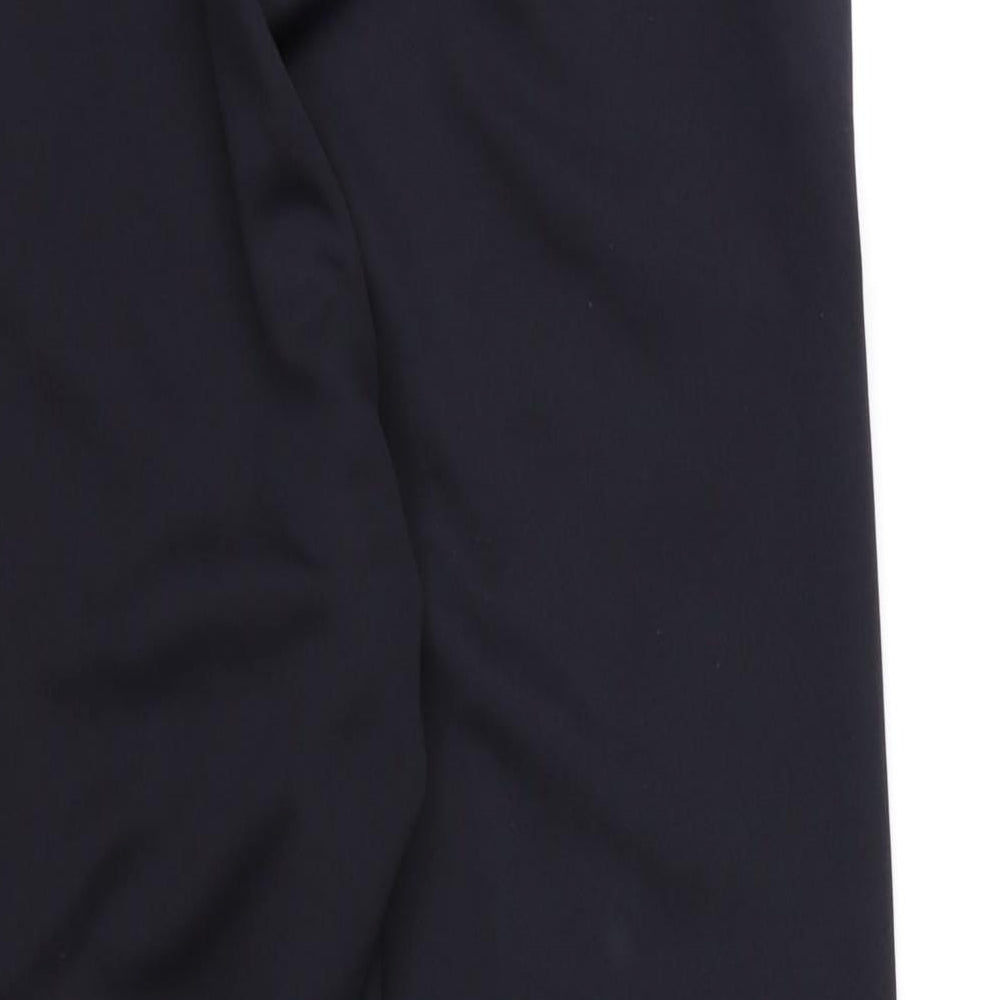 BM Collection Womens Blue  Rayon Trousers  Size 12 L24 in