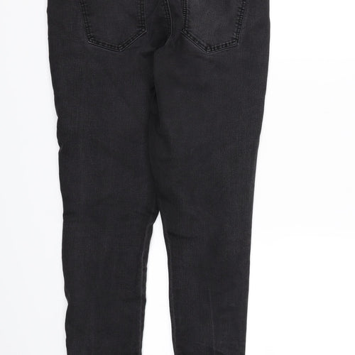 George Womens Black  Denim Skinny Jeans Size 14 L26 in