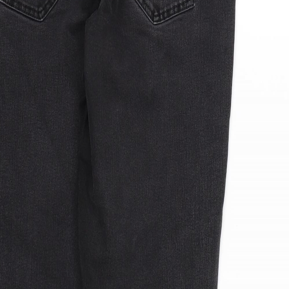 George Womens Black  Denim Skinny Jeans Size 14 L26 in
