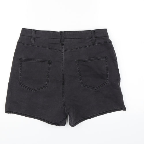 Denim CO. Womens Grey  Denim Hot Pants Shorts Size 16