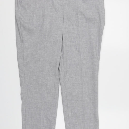 NEXT Womens Grey  Rayon Dress Pants Trousers Size 10 L26 in