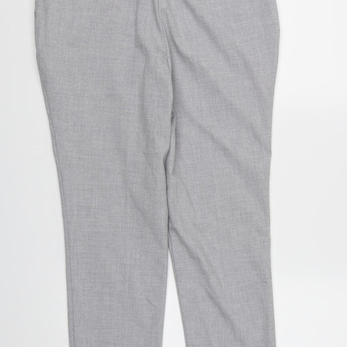 NEXT Womens Grey  Rayon Dress Pants Trousers Size 10 L26 in