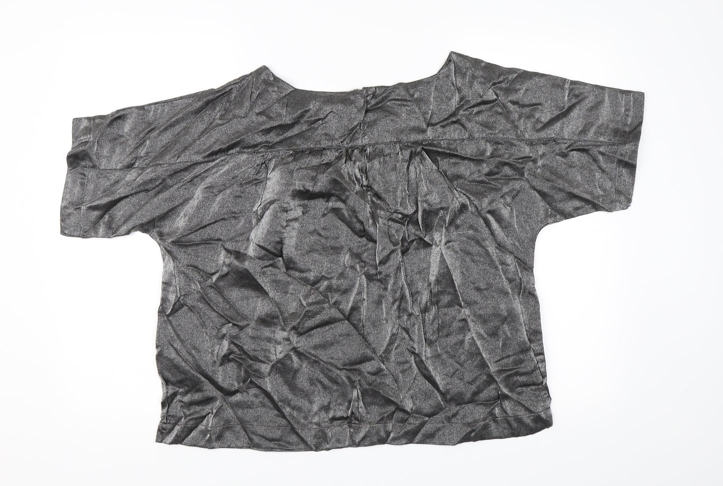 VERO MODA Womens Silver   Basic Blouse Size M