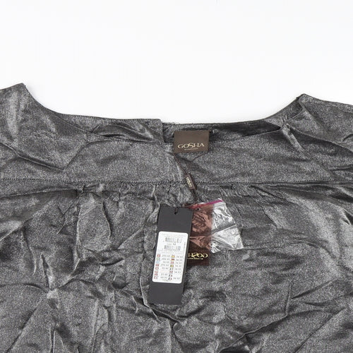 VERO MODA Womens Silver   Basic Blouse Size M