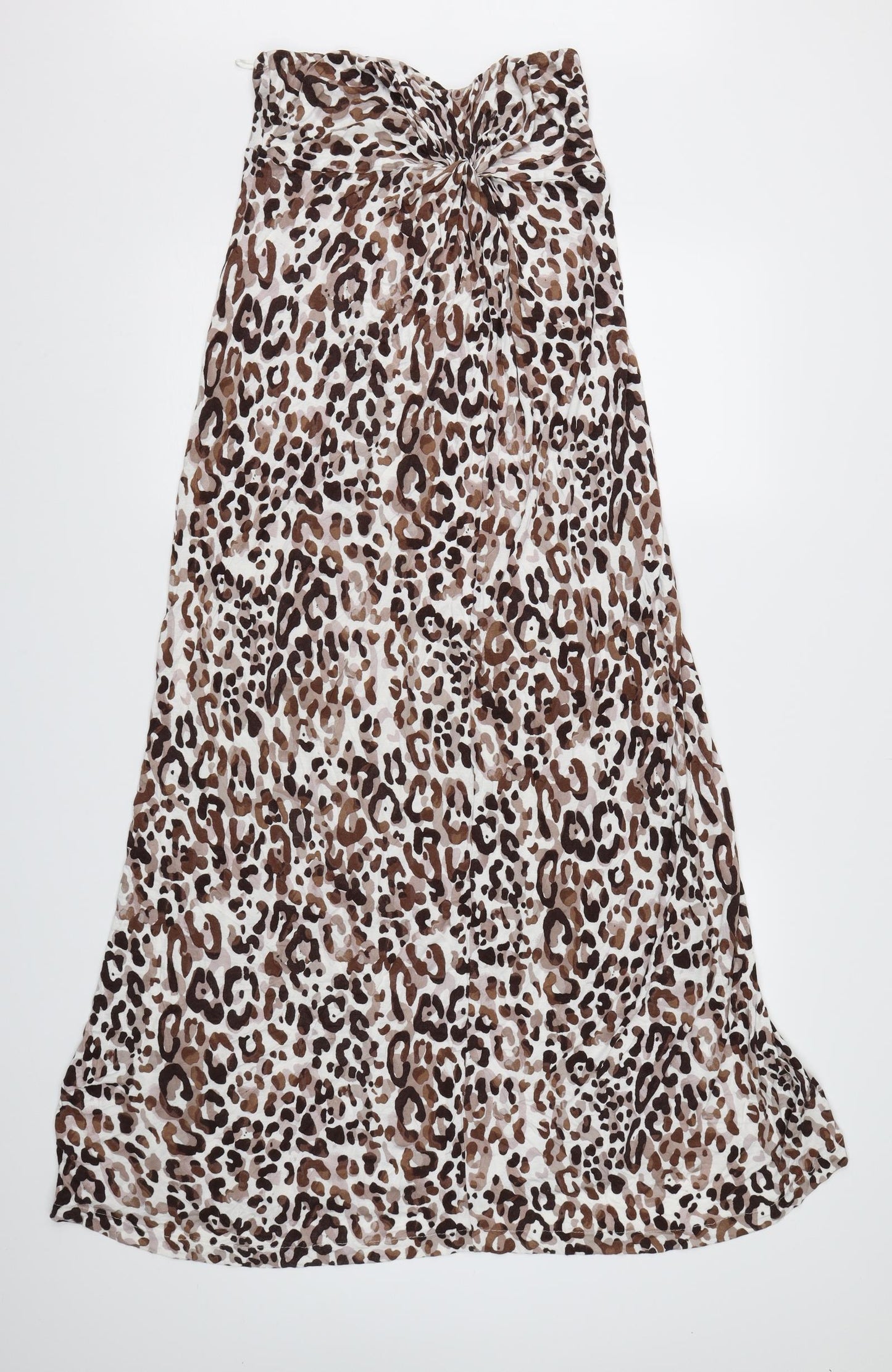 NEXT Womens Brown Animal Print  Maxi  Size 10