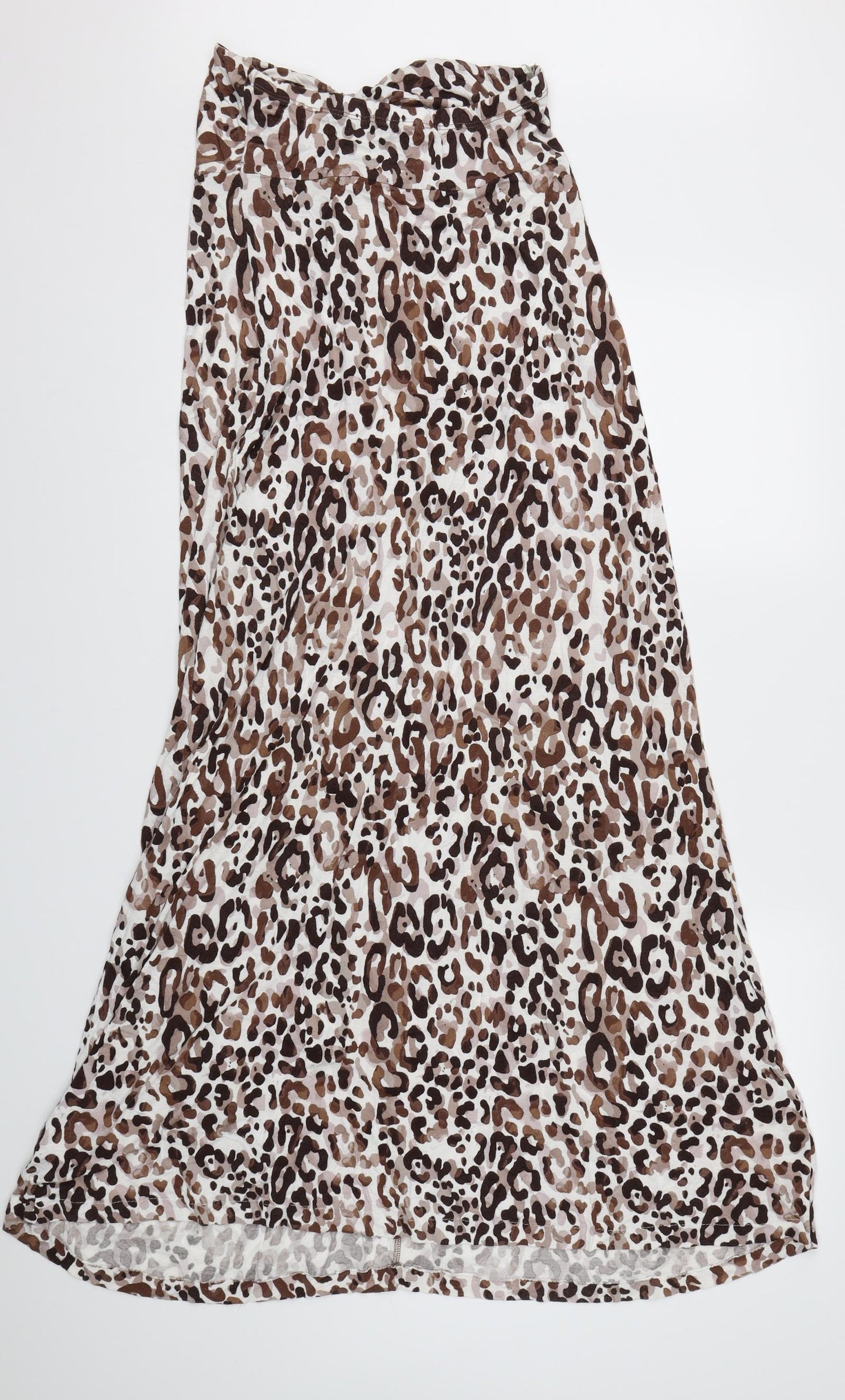 NEXT Womens Brown Animal Print  Maxi  Size 10