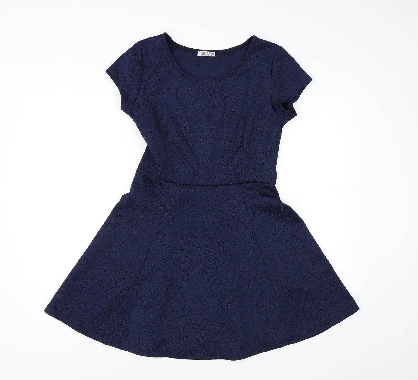 Preworn Womens Blue   T-Shirt Dress  Size L