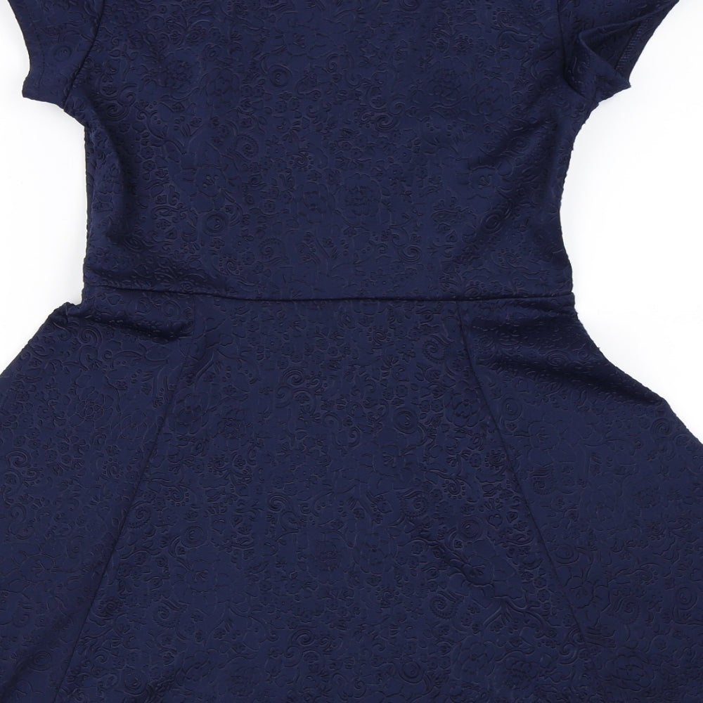 Preworn Womens Blue   T-Shirt Dress  Size L