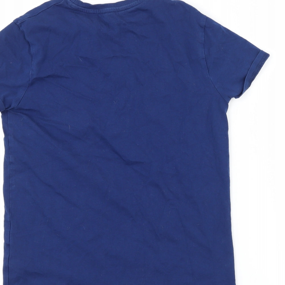 Marks and Spencer Boys Blue   Basic T-Shirt Size 11-12 Years  - gamer