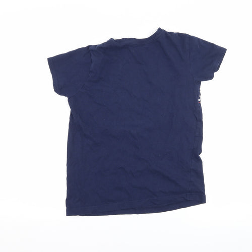 Primark Boys Blue   Basic T-Shirt Size 9-10 Years  - slogan