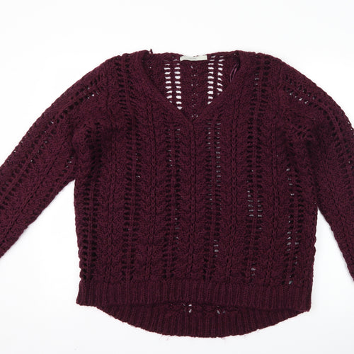 George Womens Purple   Pullover Jumper Size 12