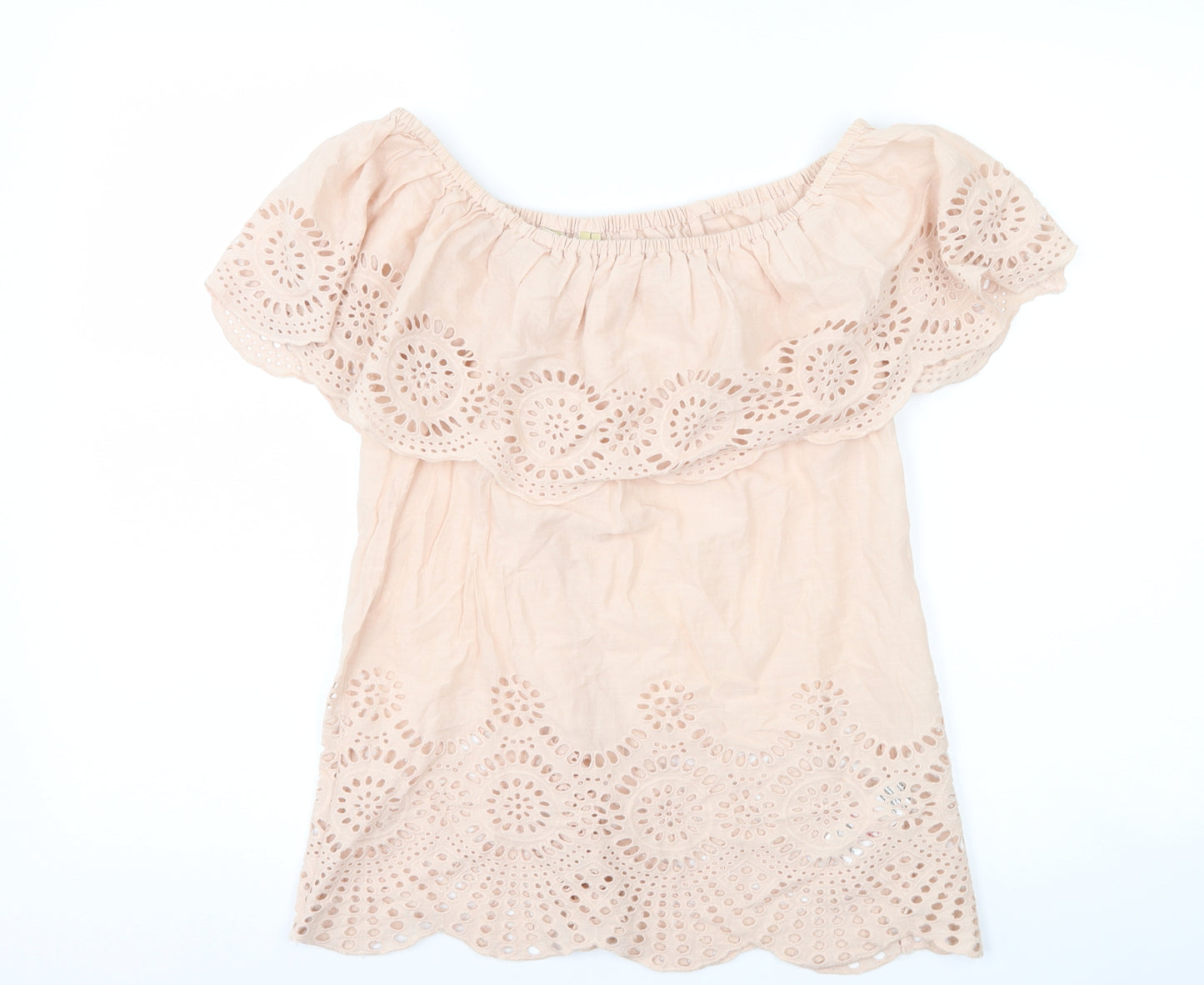 Miss Selfridge Womens Pink   Basic Blouse Size 6