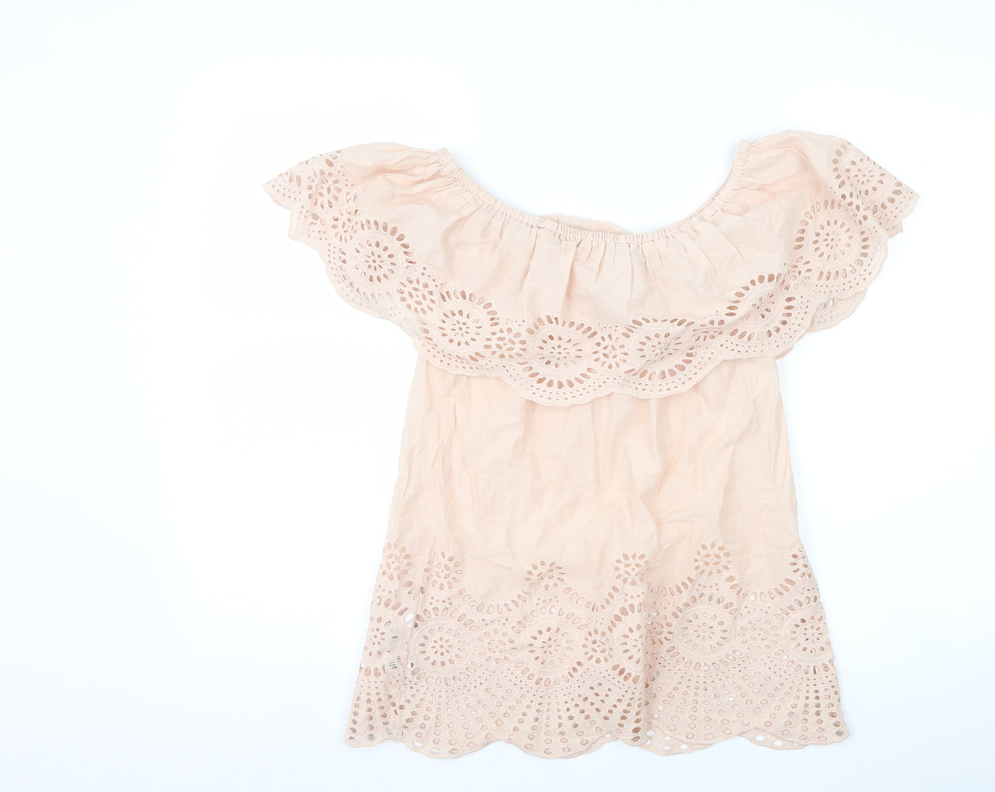 Miss Selfridge Womens Pink   Basic Blouse Size 6