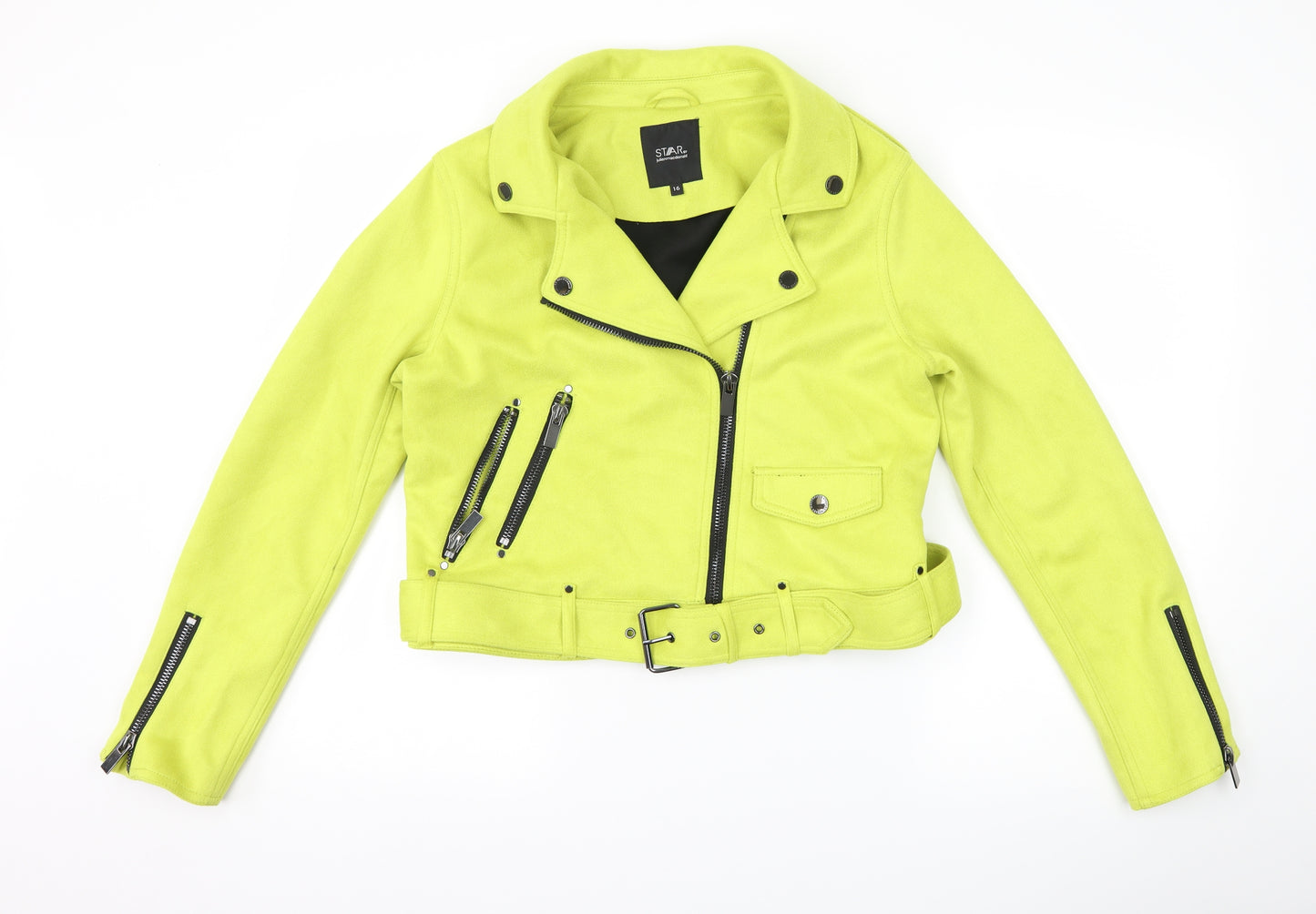 Julien Macdonald Womens Yellow   Jacket  Size 16
