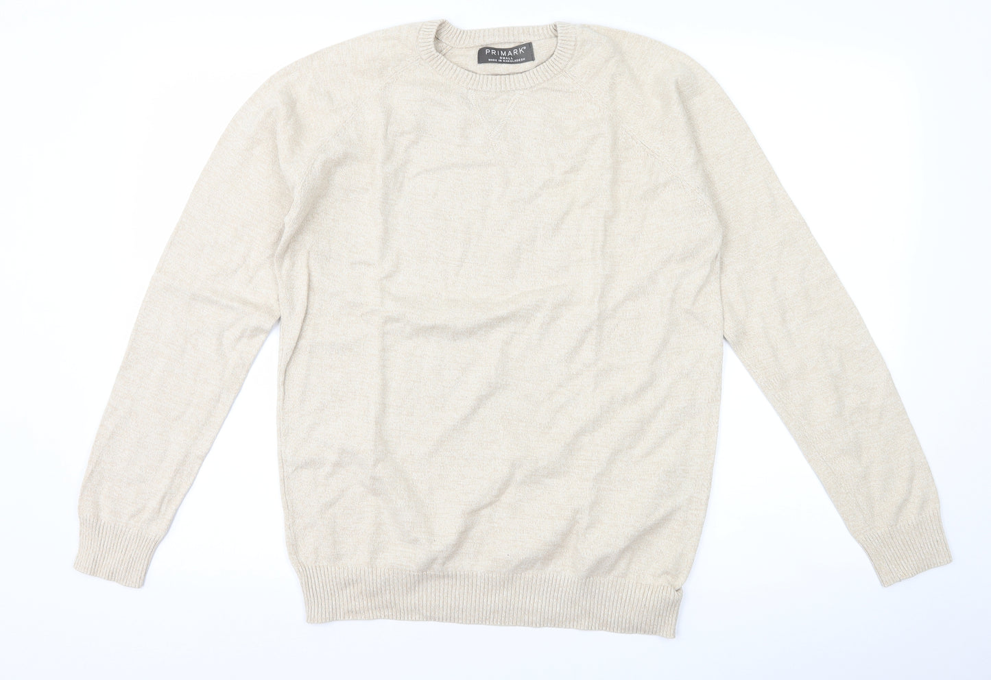 Primark Mens Beige   Pullover Jumper Size S