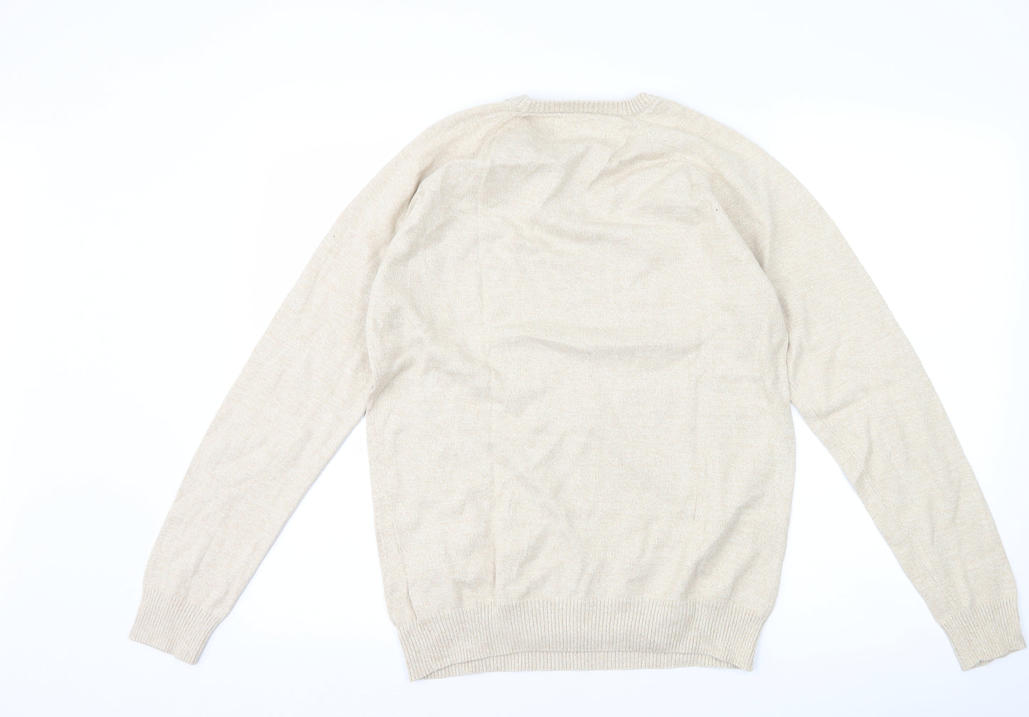 Primark Mens Beige   Pullover Jumper Size S