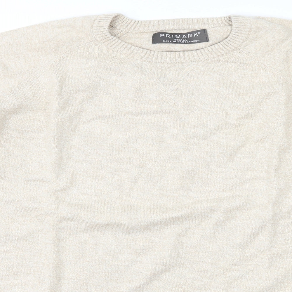 Primark Mens Beige   Pullover Jumper Size S