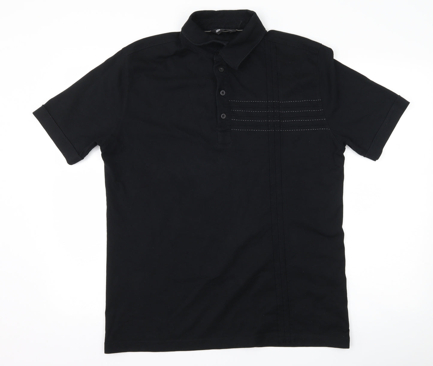 Marks and Spencer Mens Black    Polo Size L