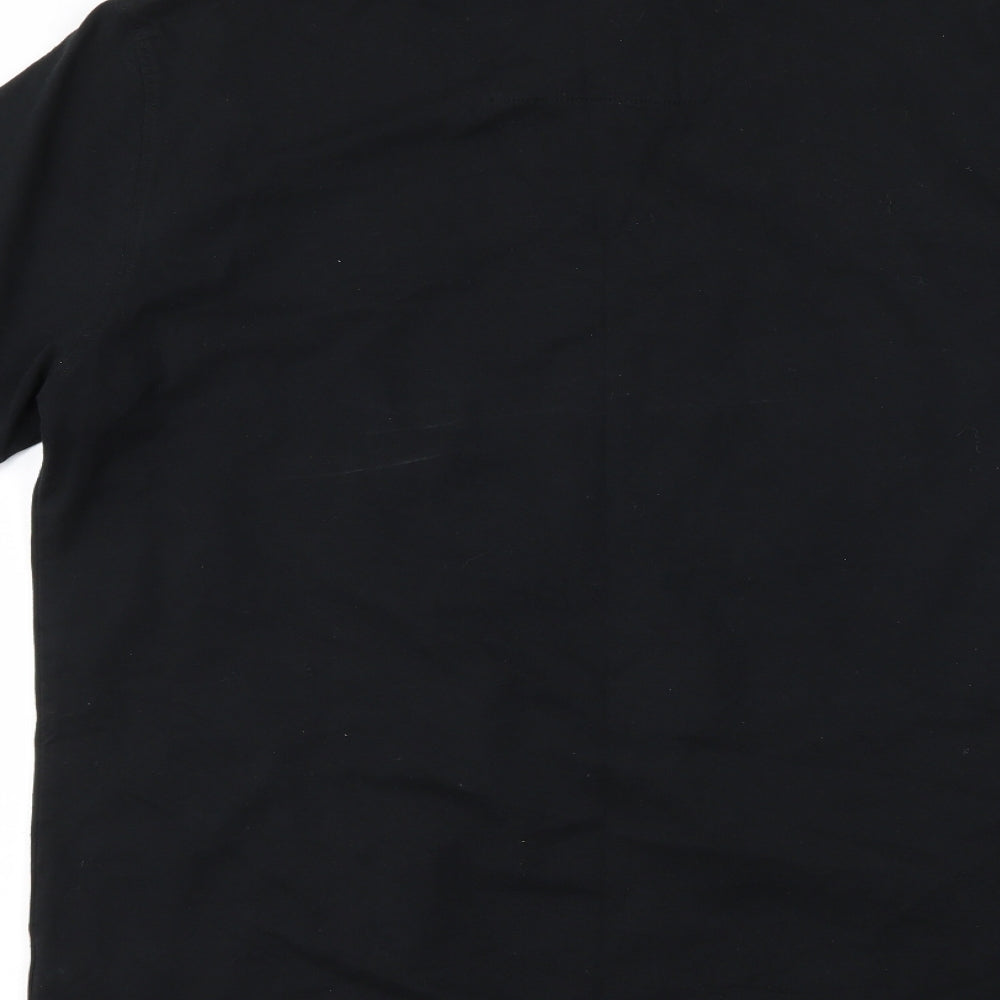 Marks and Spencer Mens Black    Polo Size L