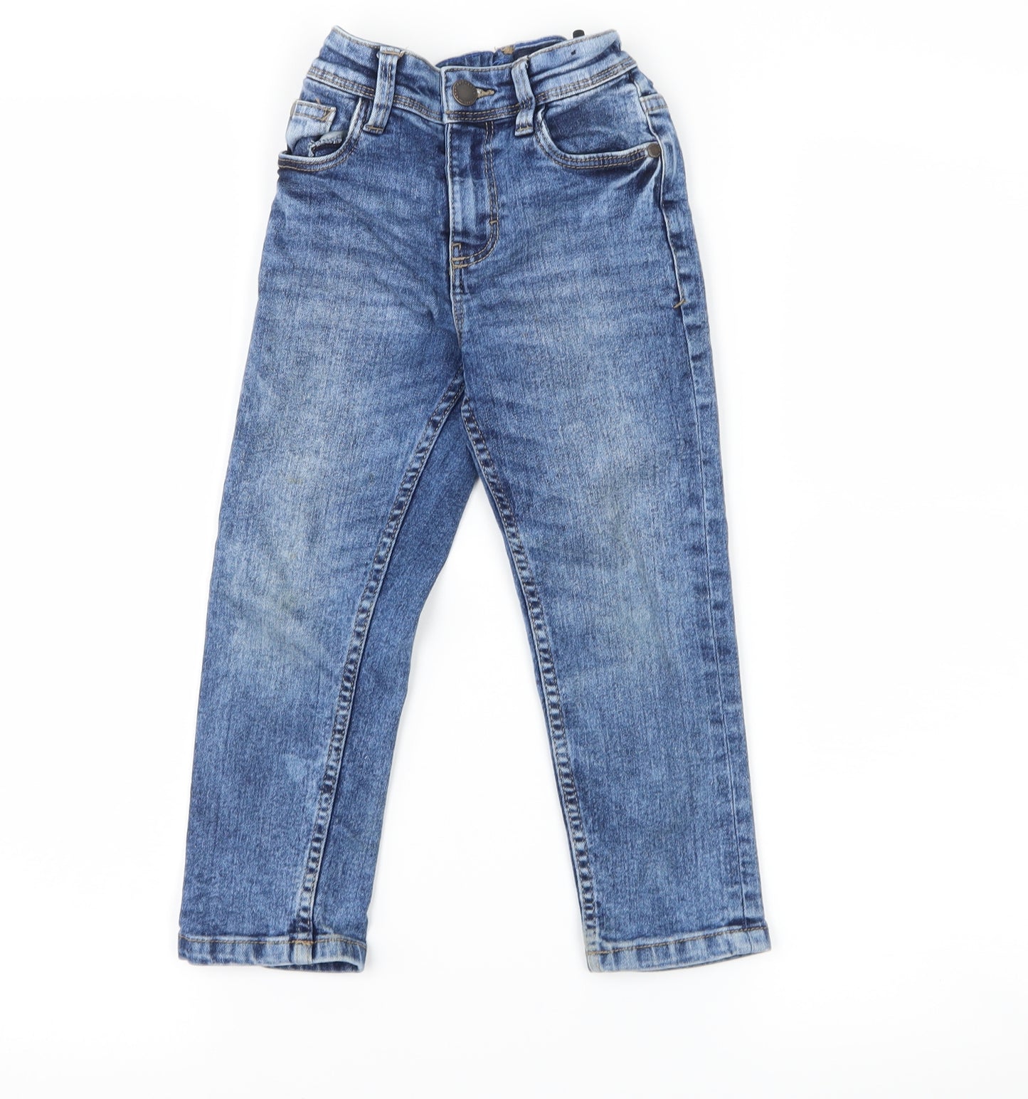 NEXT Boys Blue  Denim Straight Jeans Size 4 Years