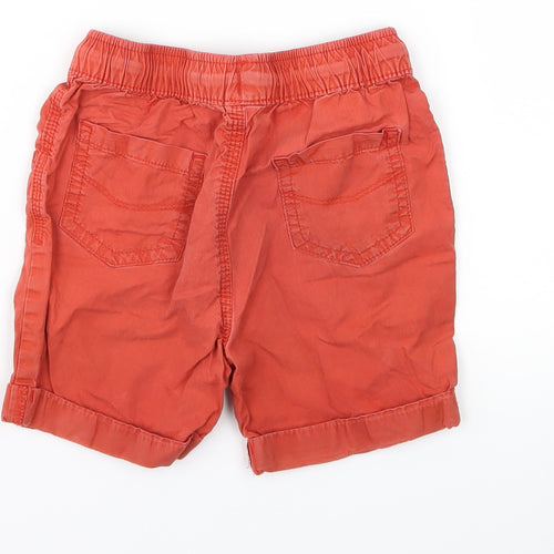 George Boys Red   Cargo Shorts Size 2-3 Years