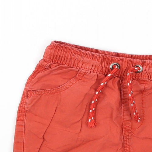 George Boys Red   Cargo Shorts Size 2-3 Years
