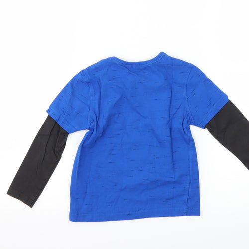 George Boys Blue   Basic T-Shirt Size 3-4 Years