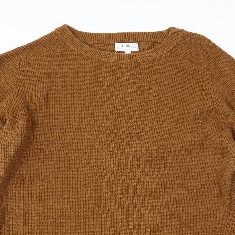 NEXT Mens Brown   Pullover Jumper Size M