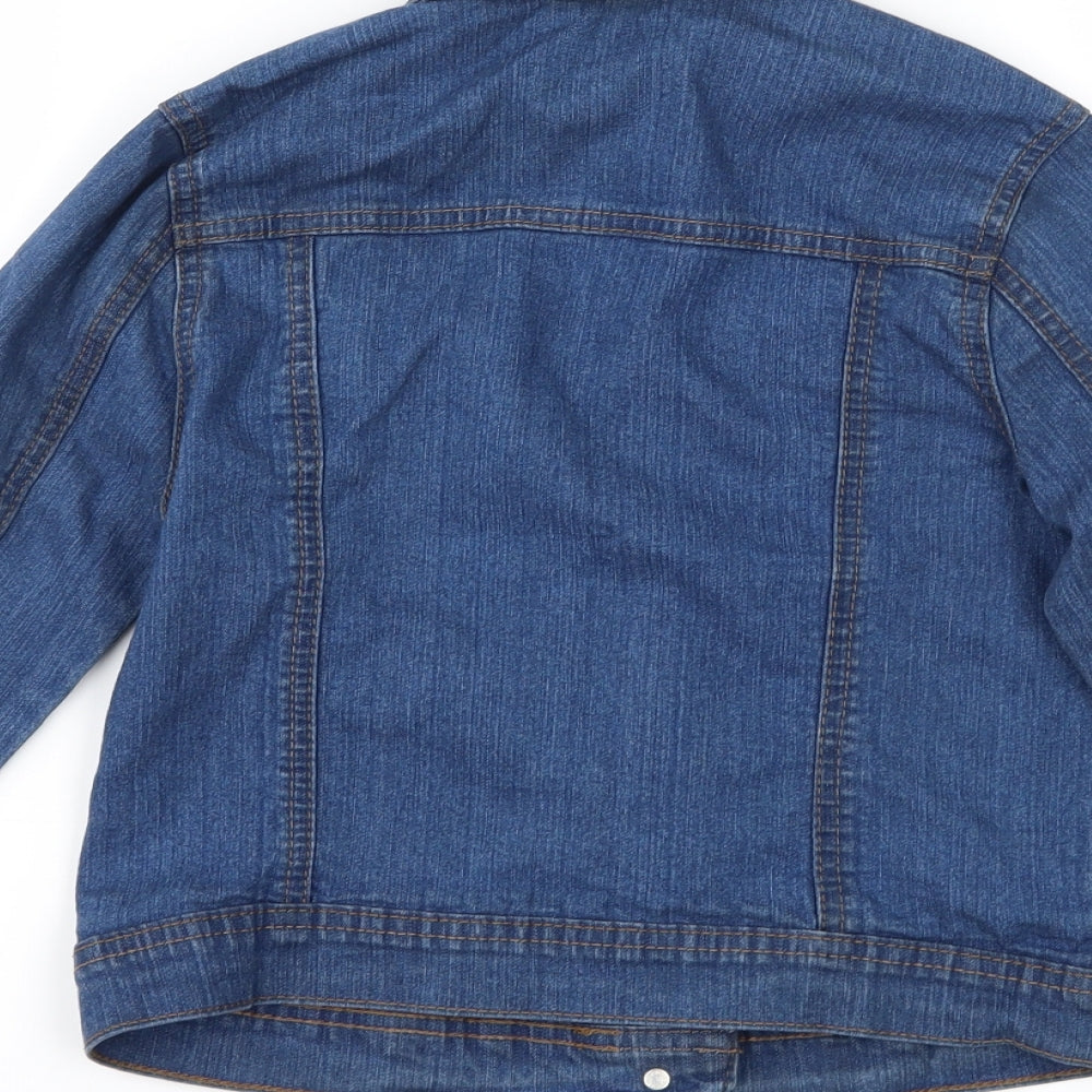 George Girls Blue  Denim Jacket  Size 9-10 Years