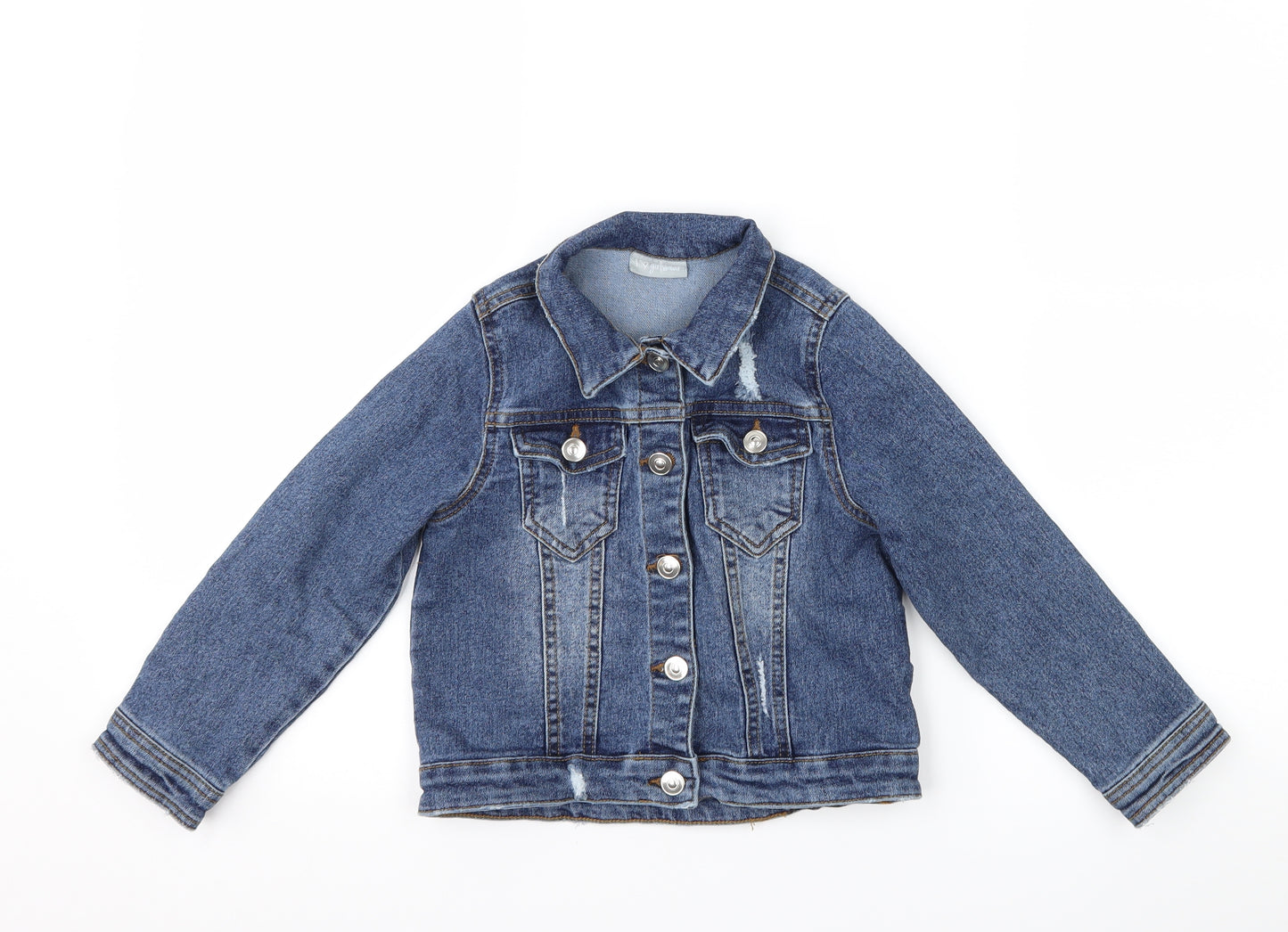 Matalan Girls Blue  Denim Jacket  Size 5 Years