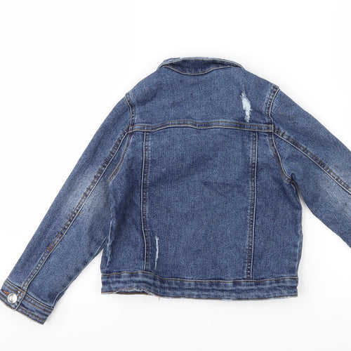 Matalan Girls Blue  Denim Jacket  Size 5 Years