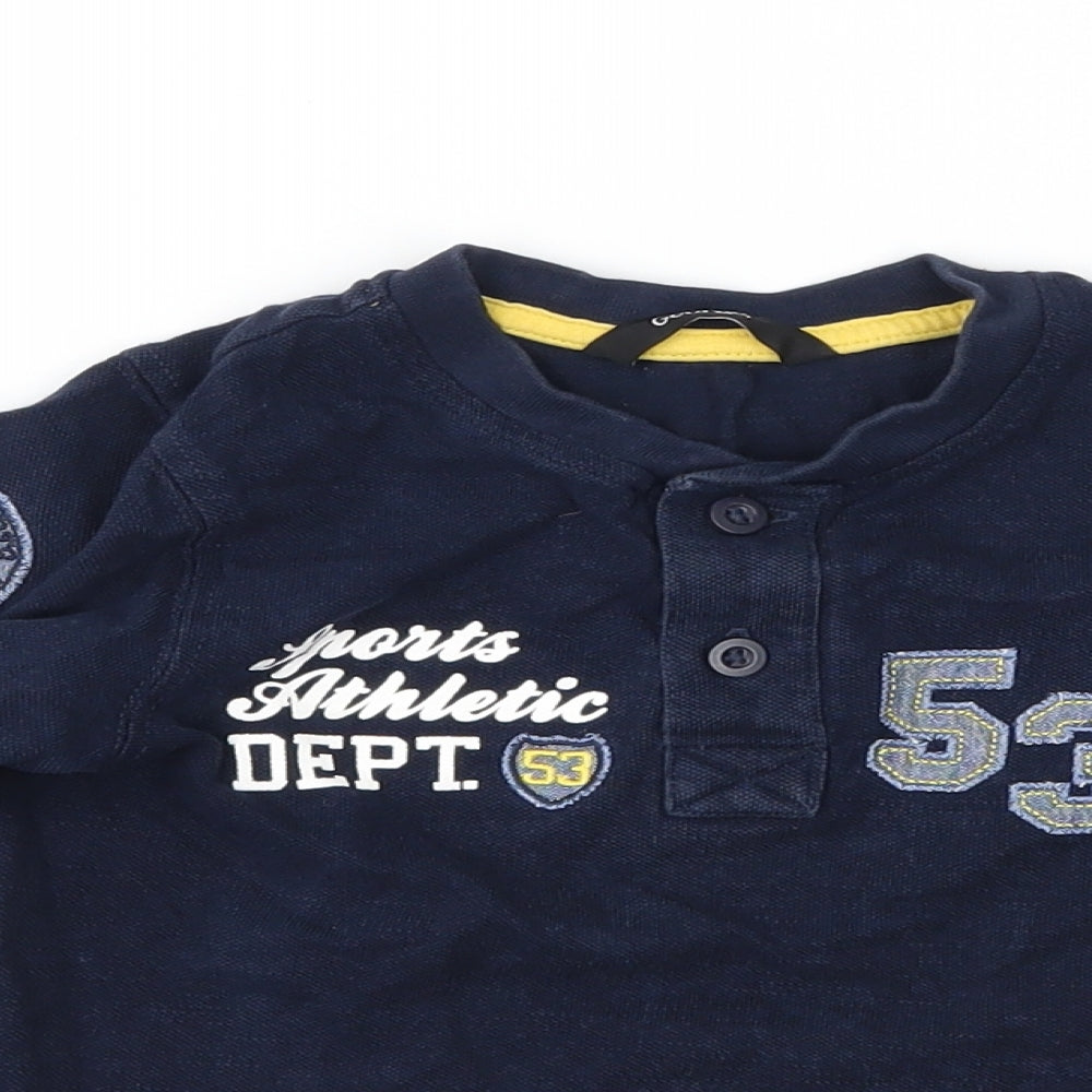 George Boys Blue   Basic T-Shirt Size 2-3 Years