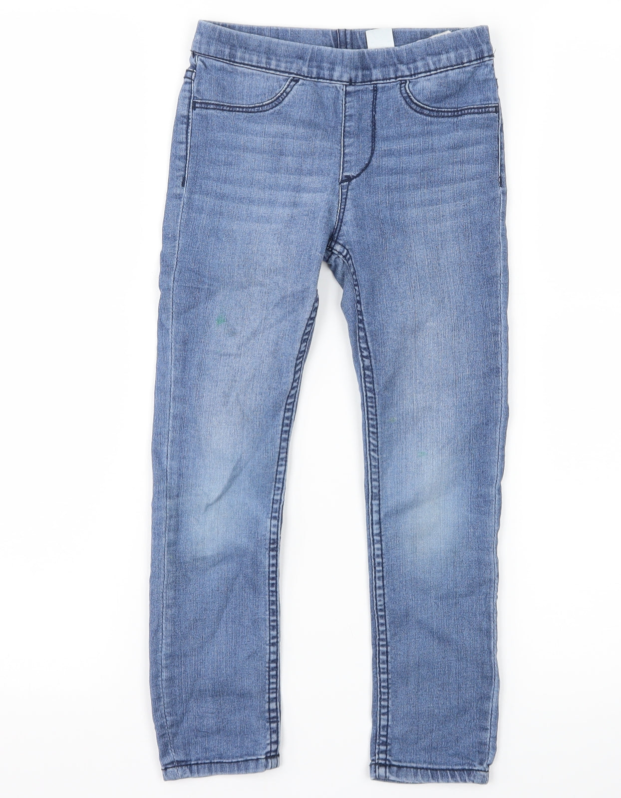 H&M Girls Blue  Denim Jegging Jeans Size 6-7 Years
