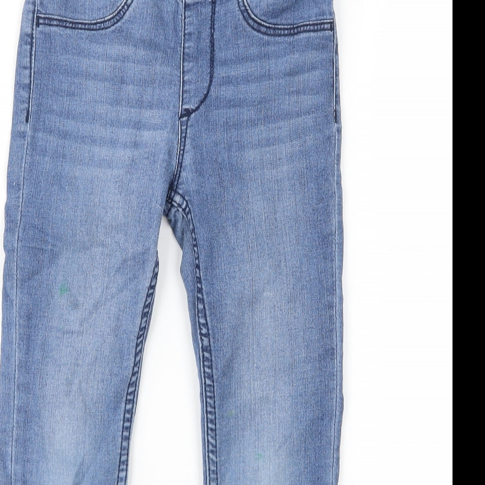 H&M Girls Blue  Denim Jegging Jeans Size 6-7 Years