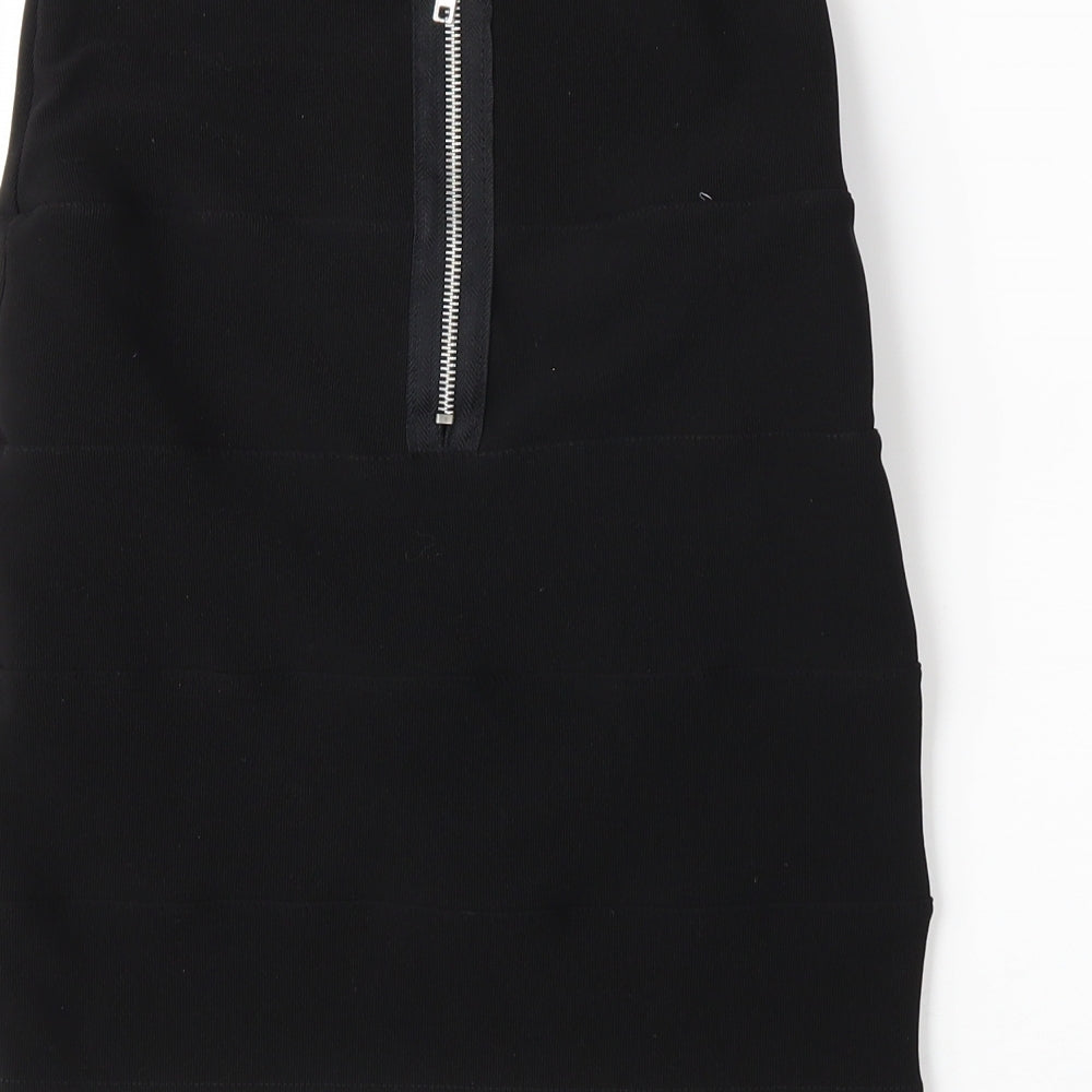 Preworn Womens Black   Mini Skirt Size 8