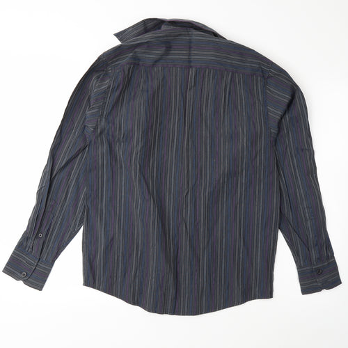 ben smith Mens Grey Polka Dot   Button-Up Size S
