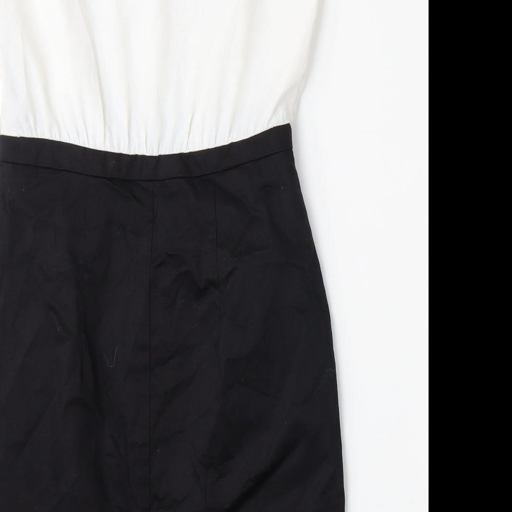 H&M Womens Black   Pencil Dress  Size 8